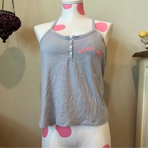 VS PINK Nappy Hour lavender tank top sleep